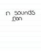 Nn sounds