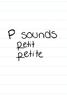 P sounds